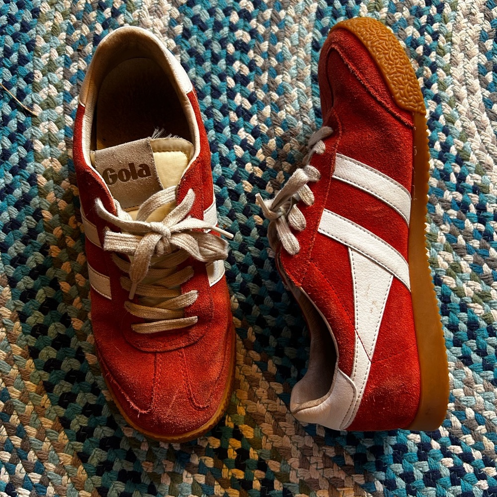 Gola Classic Red and White Women's Sneakers